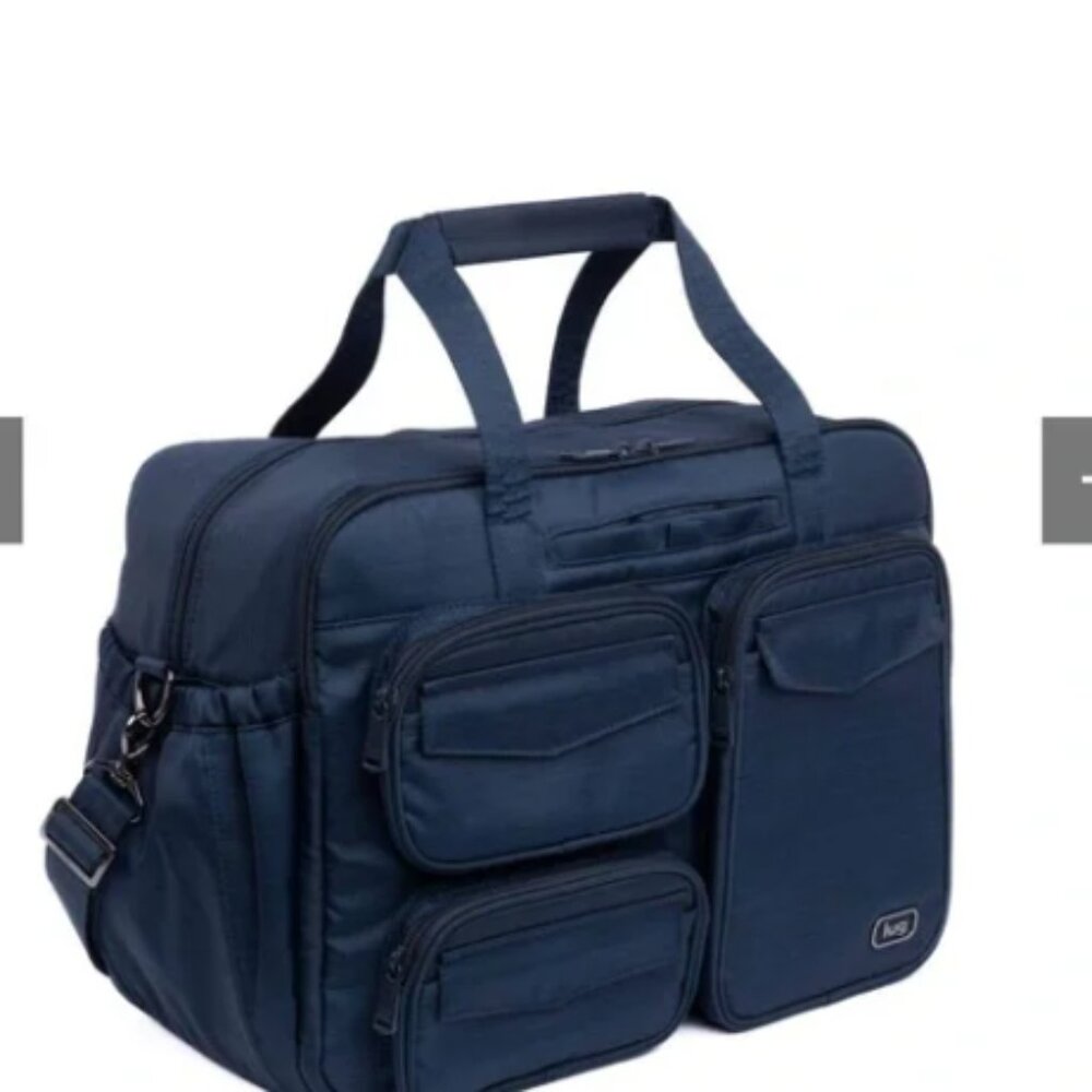 NWOT- LUG- PUDDLE JUMPER DUFFLE- INDIGO